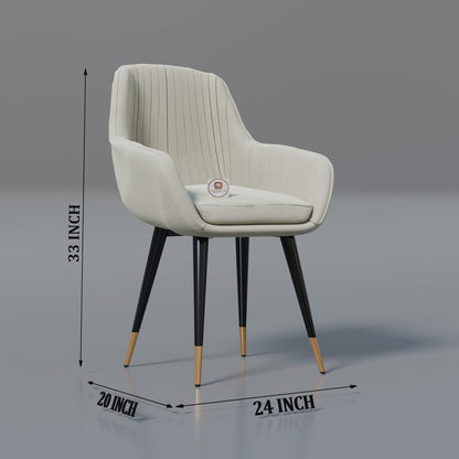 Modern Upholstered Dining Chair Set of 2 – Premium Fabric