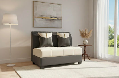 Royal Luxe 9 Seater U Shape Upholstered Sofa Set with Center Table & Ottomans