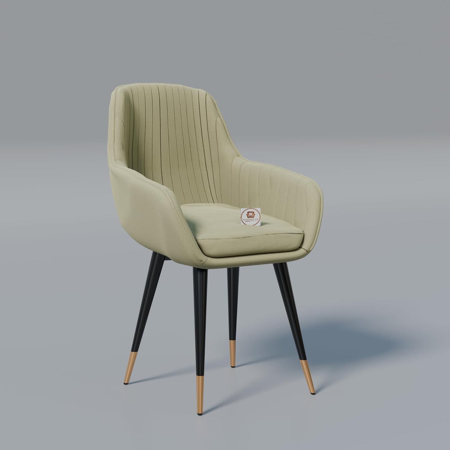 Modern Upholstered Dining Chair Set of 2 – Premium Fabric