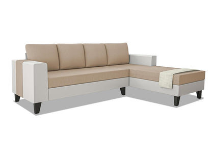 Comfort Plus 8 Seater L Shape Sofa Set with Bench & Ottomans